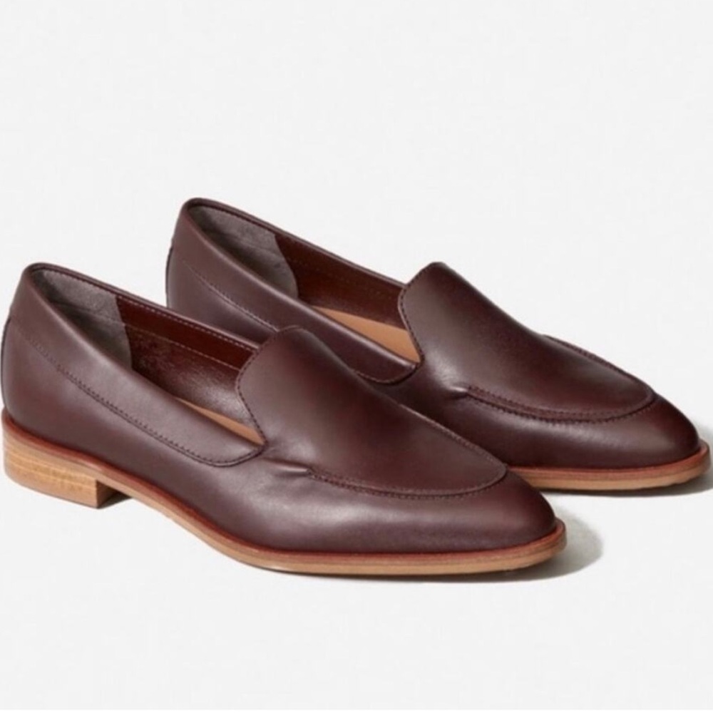 Original Everlane Brown Leather Loafers